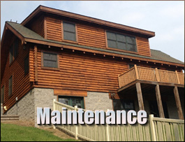  Hollister, North Carolina Log Home Maintenance